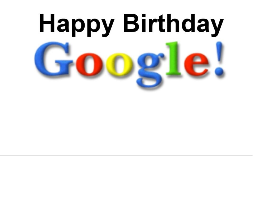 गूगल मना रहा है 27वां जन्मदिन, जानें फर्श से अर्श तक आने का सफर 1 Google Birthday: गूगल मना रहा है 27वां जन्मदिन