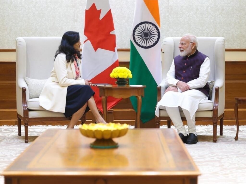 Anita Anand ने पीएम मोदी से की मुलाक़ात