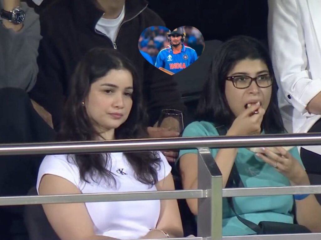 Shubman Gill Sara Tendulkar India vs Australia T20 match