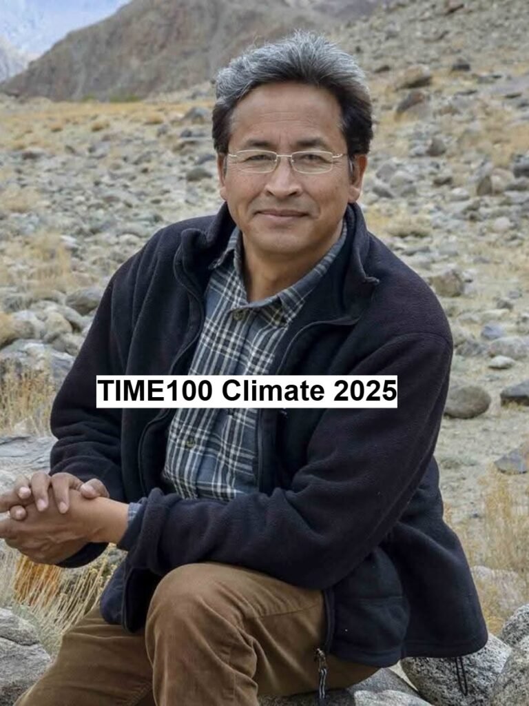सोनम वांगचुक टाइम पत्रिका की 100 सबसे प्रभावशाली जलवायु नेताओं की सूचि में शामिल 4 Sonam Wangchuk Time : सोनम वांगचुक टाइम पत्रिका की 100 सबसे प्रभावशाली