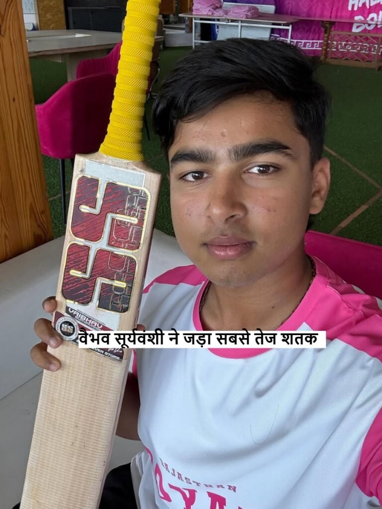 Vaibhav Sooryavanshi scored fastest century in 36 balls