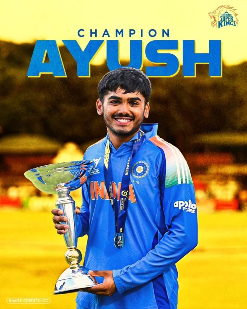 Captain Ayush Mhatre