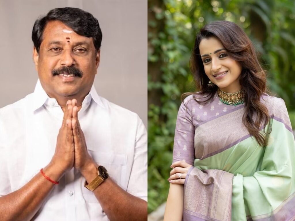 Nainar Nagendran apologizes to actress Trisha