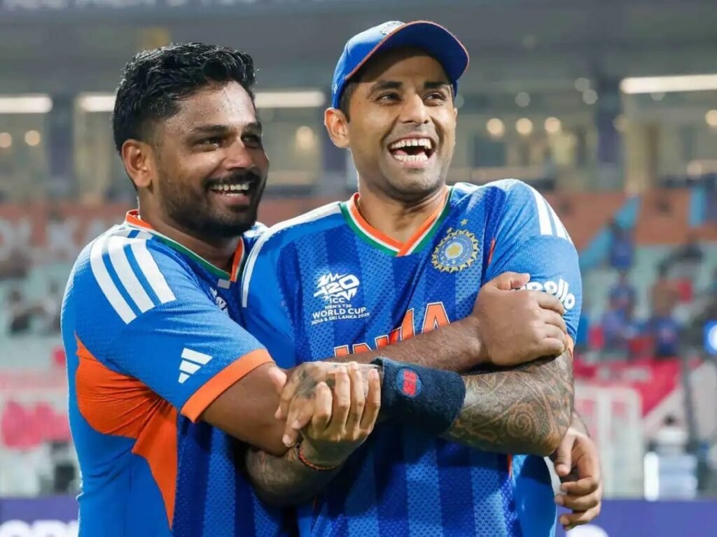Suryakumar Yadav mocks Sanju Samson