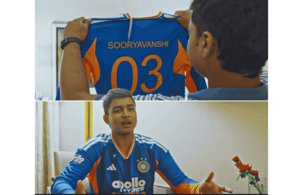 Vaibhav Suryavanshi Jersey Number 3
