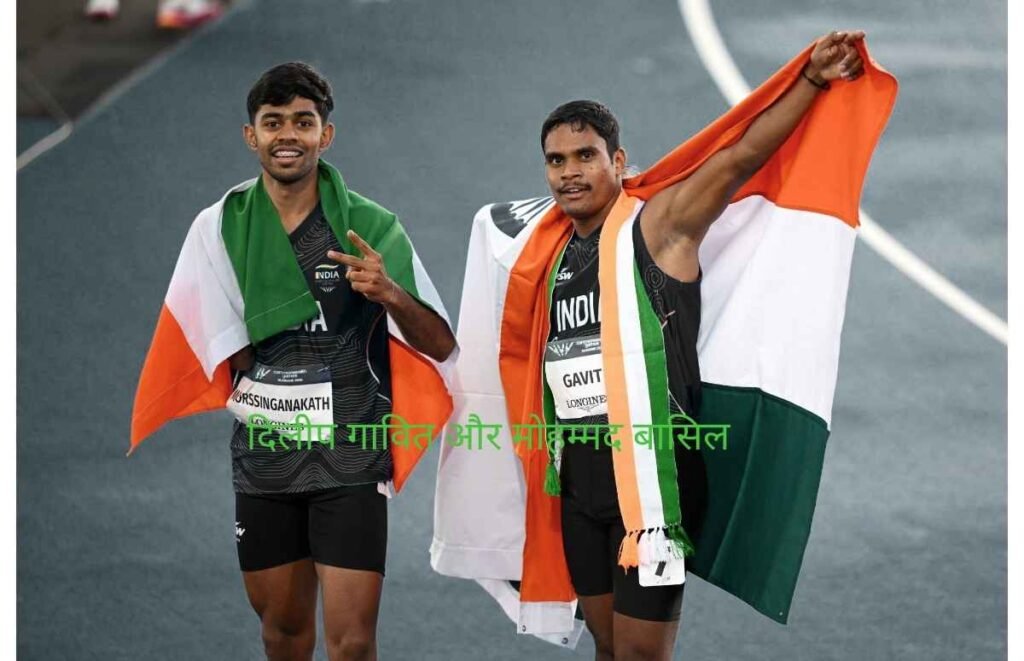 Dilip Gavit and Mohammed Basil Medals