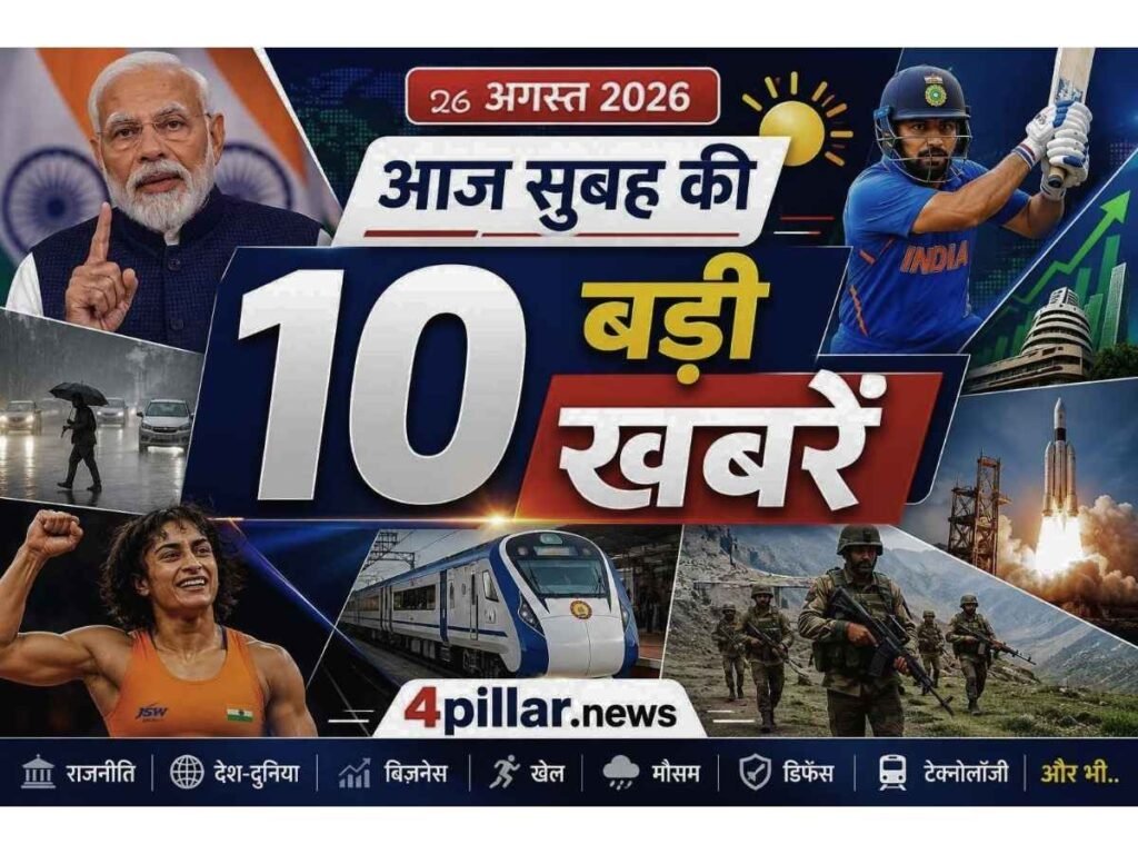 26 August 2026 Subah ki Taja Khabrein 
