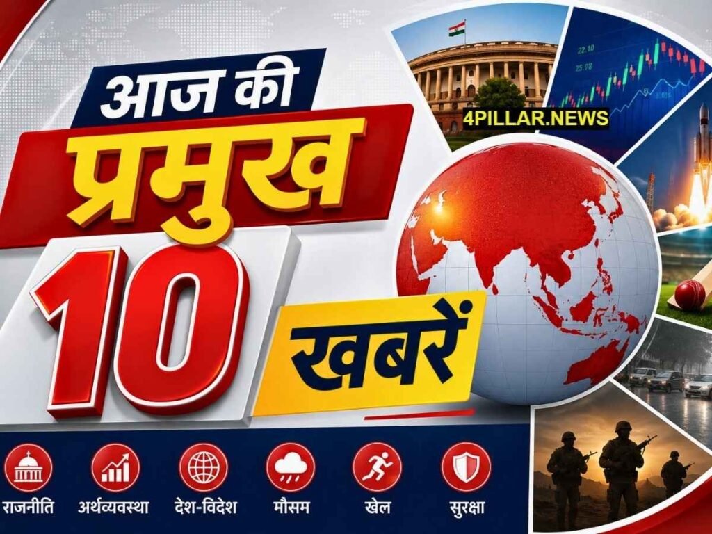 Aaj Ki Pramukh 10 Khabrien