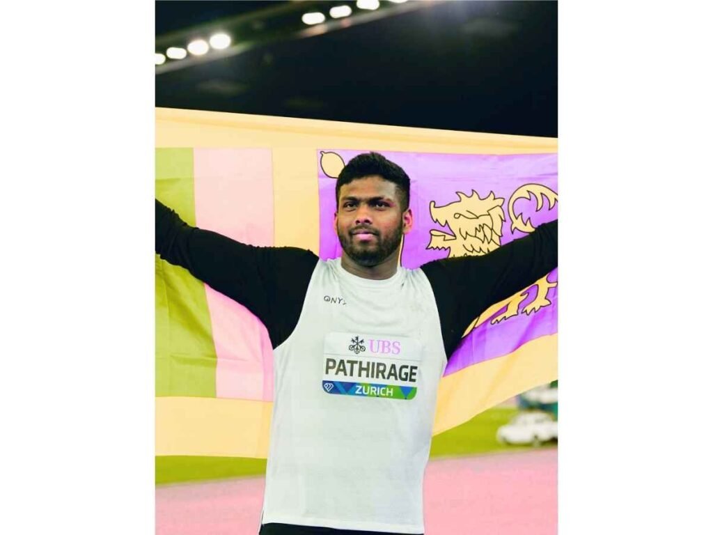 Rumesh Tharanga Pathirage won Zurich Diamond League