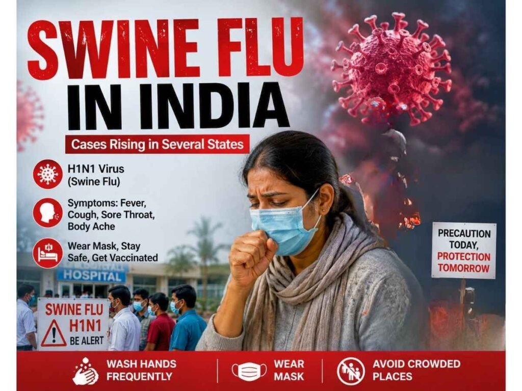 Swine Flu का प्रकोप: दिल्ली में 1777 केस, जानें लक्षण और बचाव 1 Swine flu outbreak in India