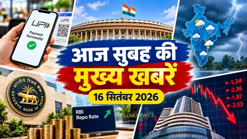 16 September 2026 के प्रमुख समाचार