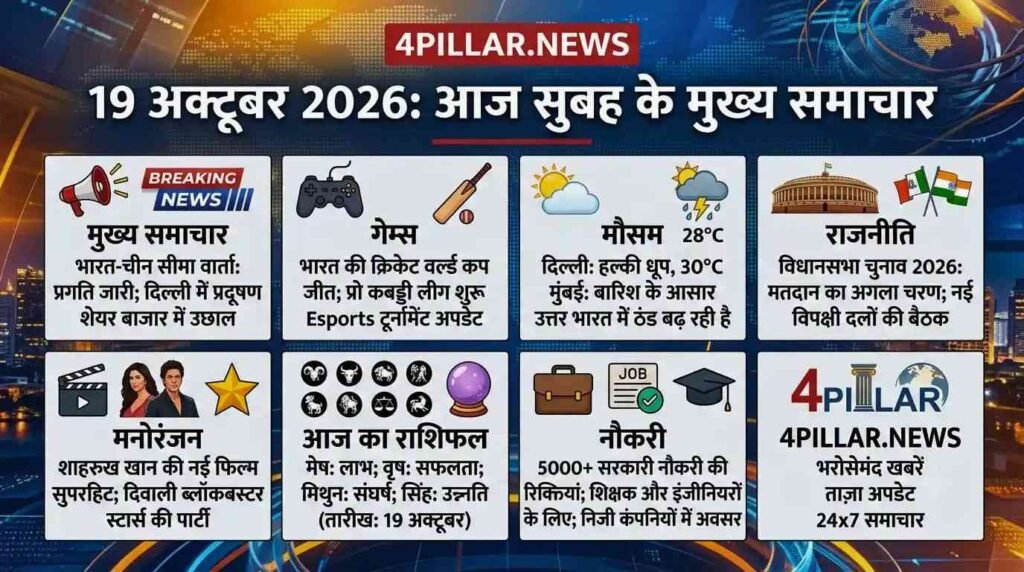 19 October 2026 की ताजा खबरें: महानवमी, कोलकाता हादसा