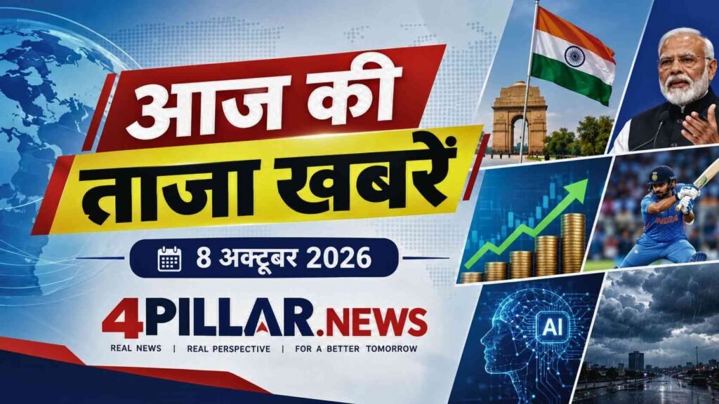 8 October 2026 की ताजा खबरें: राजनीति, खेल, मौसम, राशिफल