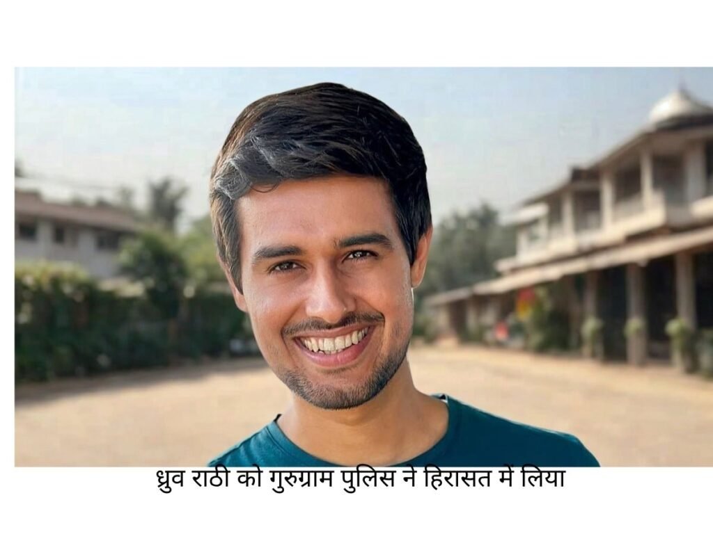 Gurugram Police ने Dhruv Rathee को हिरासत में लिया